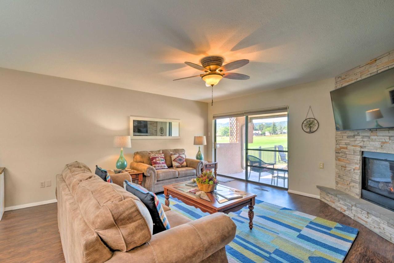 Bright Ruidoso Condo With Deck And Golf Course Views! ภายนอก รูปภาพ